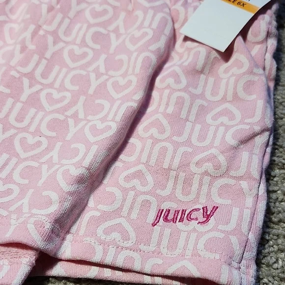 Juicy Couture Light Pink Kids Pajama Set - Picture 6 of 8